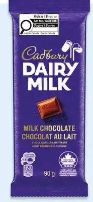 Walmart Cadbury Dairy Milk chocolate bar offer