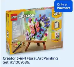 Walmart Creator 3-in-1 Floral Art Painting offer