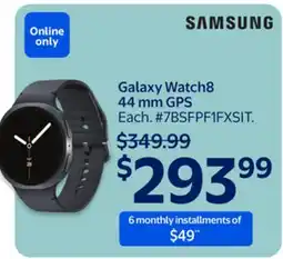 Walmart Galaxy Watch8 44mm GPS offer