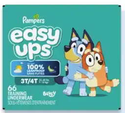 Walmart Pampers Easy Ups superpack training pants offer