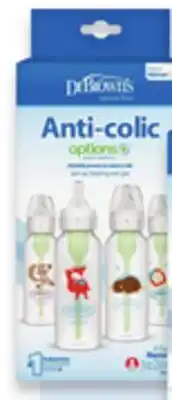 Walmart Dr. Brown's Anti-colic Options+ narrow baby bottles offer