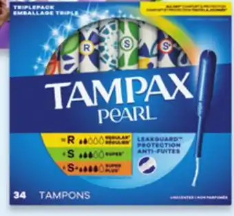 Walmart Tampax Tampons offer