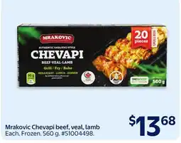 Walmart Mrakovic Chevapi beef, veal, lamb offer