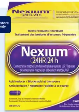 Walmart Nexium 24HR antacid 14s offer