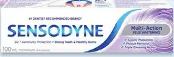 Walmart Sensodyne Multi-Action plus whitening toothpaste offer