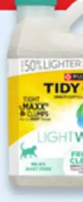 Walmart Tidy Cats LightWeight clumping cat litter offer