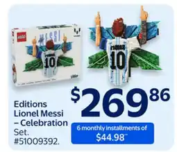 Walmart Lego Editions Lionel Messi - Celebration offer