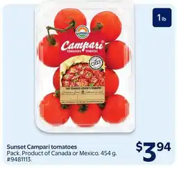 Walmart Sunset Campari tomatoes offer