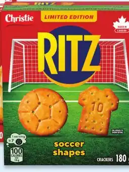 Walmart Christie RITZ soccer shapes crackers offer