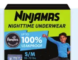 Walmart Pampers Ninjamas superpack nighttime underwear offer
