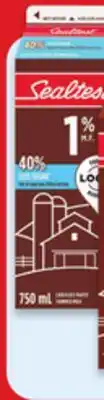 Walmart Sealtest 1% chocolate milk offer