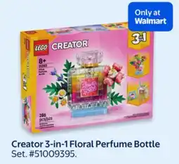 Walmart Lego Creator 3-in-1 Floral Perfume Bottle offer