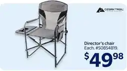 Walmart Director's chair offer