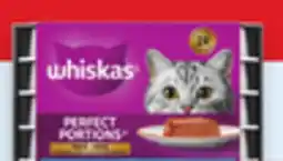 Walmart Whiskas Perfect Portions wet cat offer