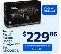 Walmart Technic Fast & Furious Dodge Charger R/T offer