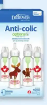 Walmart Dr. Brown's Anti-colic Options+ narrow baby bottles offer