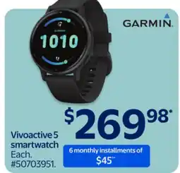 Walmart Garmin Vivoactive 5 smartwatch offer