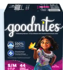 Walmart Goodnites Superpack Nighttime Underwear offer