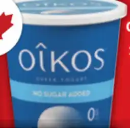 Food Basics IÖGO YOGURT 16 X 100 G OIKOS GREEK YOGURT 650 - 750 G OR SIGGI'S SKYR YOGURT offer