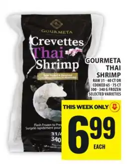 Food Basics GOURMETA THAI SHRIMP offer