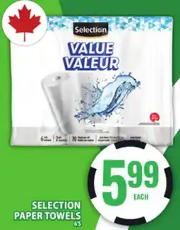 Food Basics SELECTION PAPER TOWELS offer
