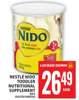 Food Basics NESTLÉ NIDO TODDLER NUTRITIONAL SUPPLEMENT offer