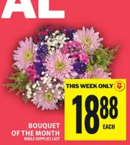 Food Basics BOUQUET OF THE MONTH offer