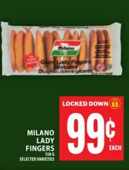 Food Basics MILANO LADY FINGERS offer
