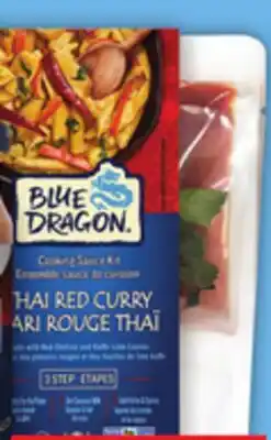Food Basics BLUE DRAGON CURRY PASTE OR COOKING SAUCE KIT offer