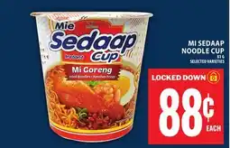 Food Basics MI SEDAAP NOODLE CUP offer