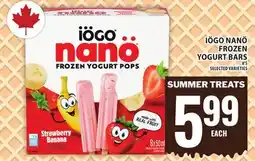 Food Basics IÖGO NANO FROZEN YOGURT BARS offer