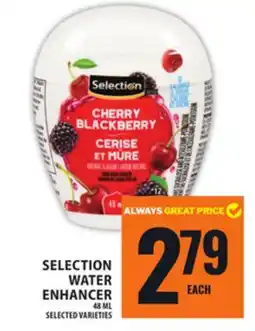 Food Basics SELECTION WATER ENHANCER offer