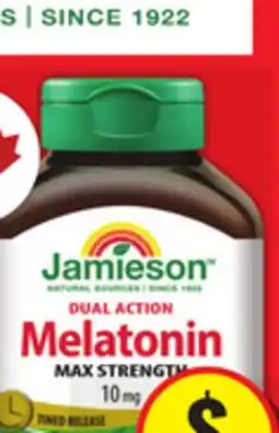 Food Basics JAMIESON CALCIUM MAGNESIUM+D3, MELATONIN offer