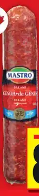 Food Basics MASTRO BABY GENOA OR SLICED GENOA OR SAN DANIELE PROSCIUTTO OR MORTADELLA offer