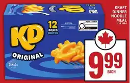 Food Basics KRAFT DINNER NOODLE MEAL offer