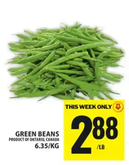 Food Basics GREEN BEANS offer