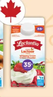 Food Basics LACTANTIA LACTOSE FREE CREAM offer