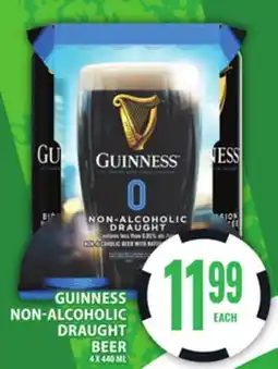 Food Basics GUINNESS NON-ALCOHOLIC DRAUGHT BEER offer