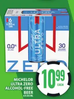 Food Basics MICHELOB ULTRA ZERO ALCOHOL-FREE BEER offer