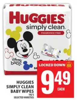 Food Basics HUGGIES SIMPLY CLEAN BABY WIPES offer