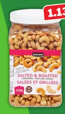 Food Basics SELECTION OR LIFE SMART CASHEWS OR DELUXE MIXED NUTS offer