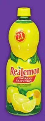 Food Basics REALEMON LEMON JUICE offer