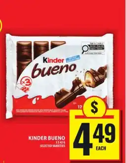 Food Basics KINDER BUENO offer