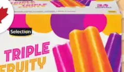 Food Basics SELECTION ICE POPS 24'S IRRESISTIBLE FRUIT BARS 12X offer