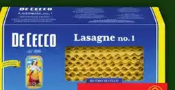 Food Basics MOLISANA OR DE CECCO LASAGNE offer