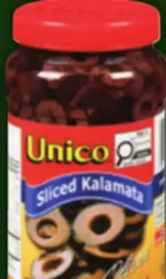 Food Basics UNICO KALAMATA OLIVES offer