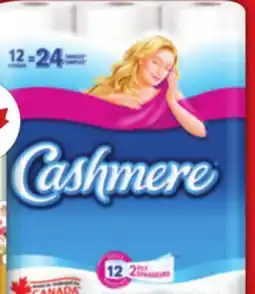 Food Basics CASHMERE BATHROOM TISSUE, SPONGE TOWELS ULTRA PAPER TOWELS OR SCOTTIES FACIAL TISSUE offer