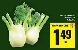 Food Basics ANISE FENNEL offer
