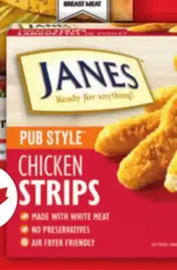 Food Basics JANES PUB STYLE FULLY COOKED BREADED CHICKEN offer