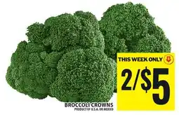 Food Basics BROCCOLI CROWNS offer